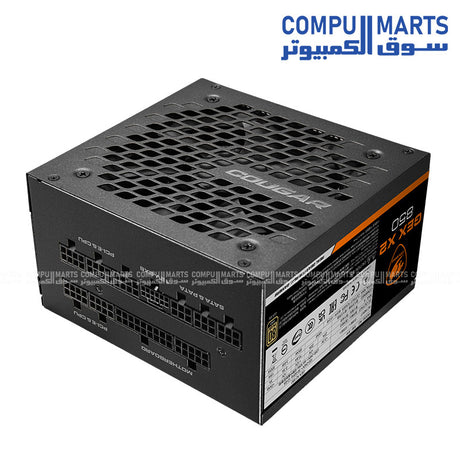 Cougar GEX X2 850W Power Supply – 80 Plus Gold, Fully Modular PSU with PCIe 5.0 Support for Gaming PCs in Egypt