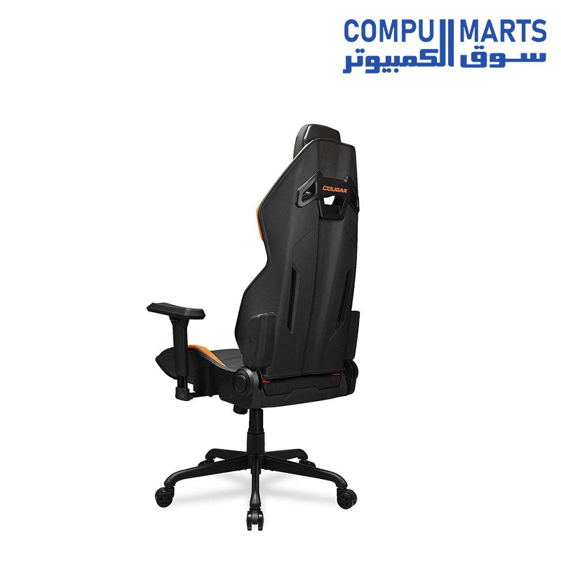 Hotrod-Gaming-Chair-COUGAR-Orange-Black-Ergonomic-Design