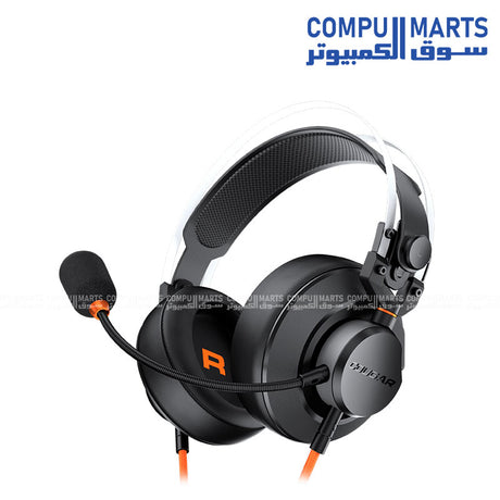 Cougar -VM410- Tournament -Edition- gaming -headset -53mm- graphene- drivers and- 9.7mm cardioid -microphone