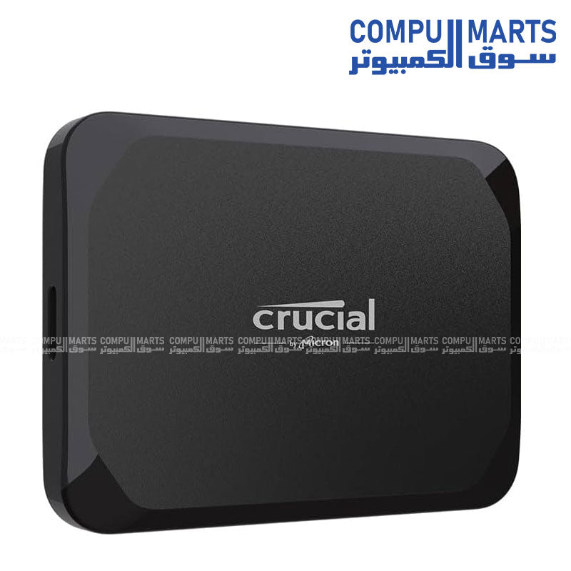 Crucial -X9 -1TB-portable -SSD -USB-C -on white background
