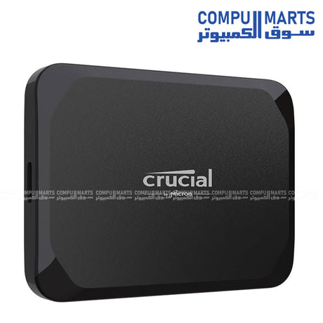 Crucial -X9 -1TB-portable -SSD -USB-C -on white background