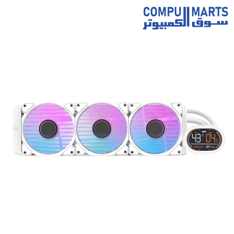 DARKFLASH- DH360D- LIQUID COOLER -DISPLAY-LGA-AM5-360mm