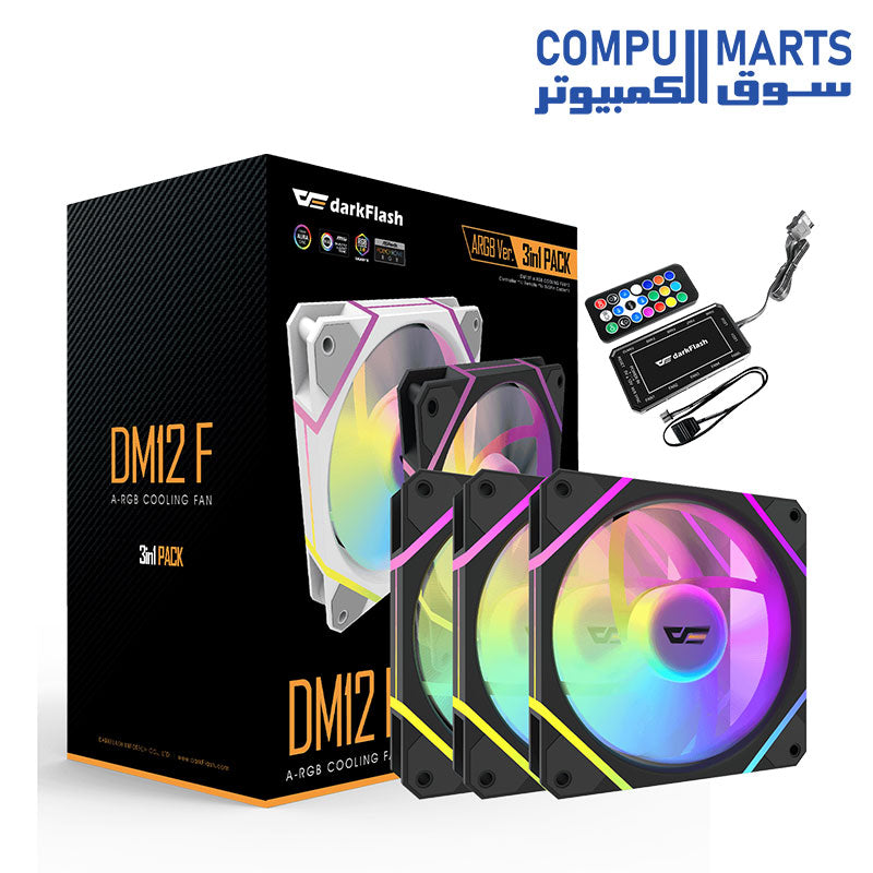 DM12F-CASE-FAN-DARKFLASH-3-IN-1-ARGB-WITH-REMOTE