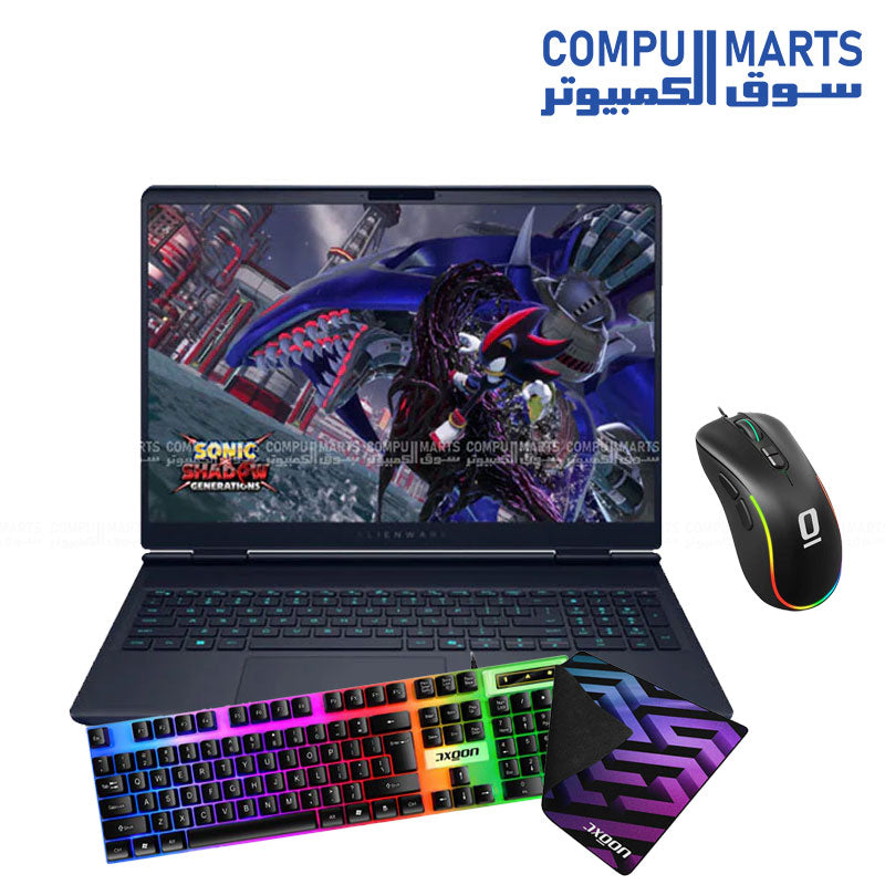 DELL Alienware 16X Aurora 16-inch Gaming Laptop with Intel Core Ultra 9 275HX Processor, NVIDIA GeForce RTX 5070 8GB Graphics, 32GB DDR5 RAM, 1TB SSD, 240Hz WQXGA Display, and Windows 11