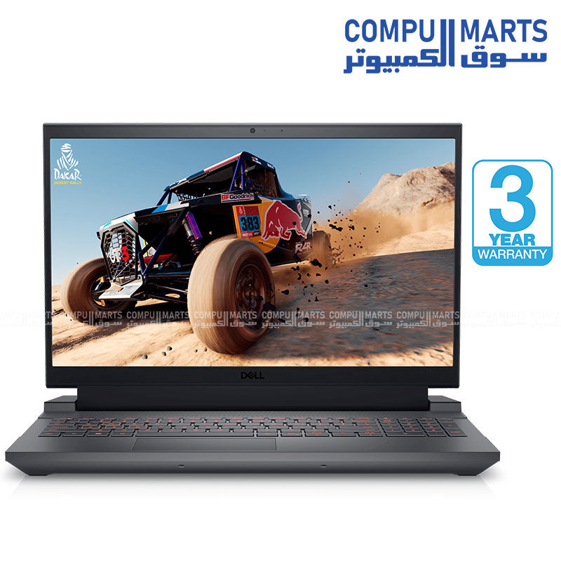 DELL G15 5530 Gaming - 13th i7-13650HX 14 Cores, NVIDIA GeForce RTX 4060 8GB GDDR6 Graphics, 16GB DDR5 RAM, 1TB SSD, 15.6" FHD 165Hz, Backlit Keyboard