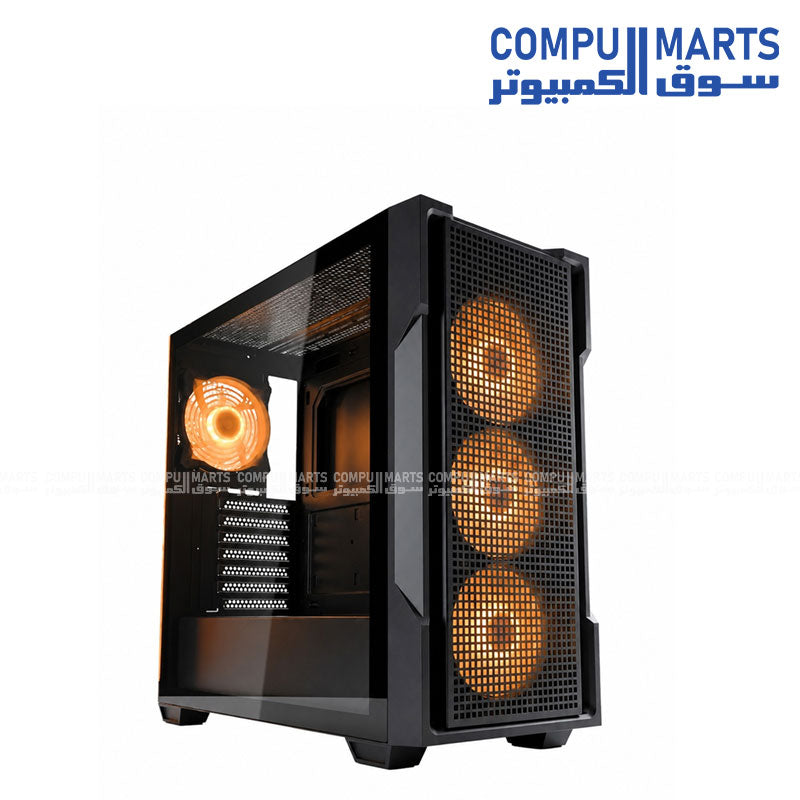 ATX mid tower DarkFlash DK DS900 bundle with 425mm GPU clearance and 170mm CPU cooler clearance in Egypt.