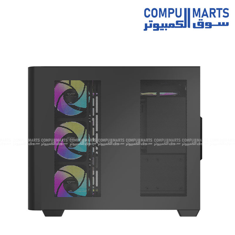 DarkFlash L285 ATX PC Case with 0.7mm SPCC steel structure