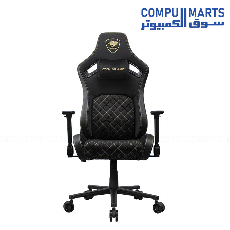 COUGAR Defensor ergonomic gaming chair with 4D folding armrests