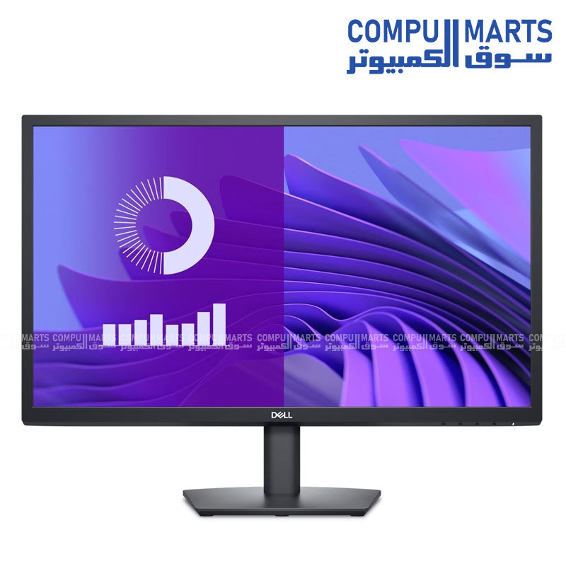 Dell E2425H 24 inch Full HD monitor with 75Hz refresh rate VA panel and DisplayPort VGA connectivity