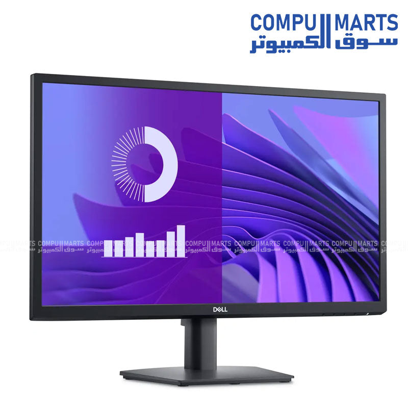 Dell E2425H 24 inch Full HD monitor with 75Hz refresh rate VA panel and DisplayPort VGA connectivity