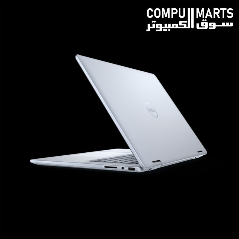 Dell Inspiron 16 7640 2-in-1 laptop with FHD 1080p webcam, dual digital microphone array, and 100W USB Type-C AC adapter