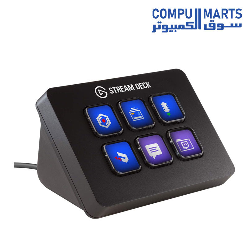Stream-Deck-Controller-Elgato- 6-macro-keys