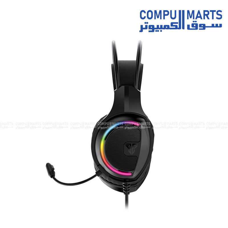 FANTECH HG16s Sniper II 7.1 RGB USB gaming headset with noise‑canceling mic on white background