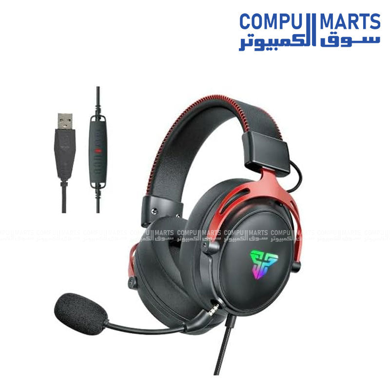 FANTECH HG31 CRUZE 7.1 gaming headset with 53mm drivers and wired USB-A connectivity