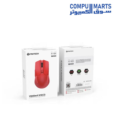 VENOM-II-Mouse-FANTECH-WGC2-VIBE-EDITION-Wireless-2.4Ghz-Gaming