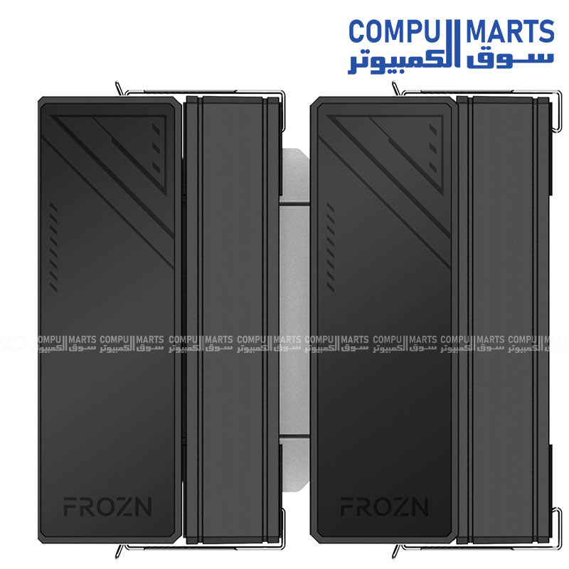 High efficiency tower CPU cooling solution with 6×6mm heatpipe design copper base and aluminum fin structure supporting Intel LGA and AMD AM5 AM4 platforms