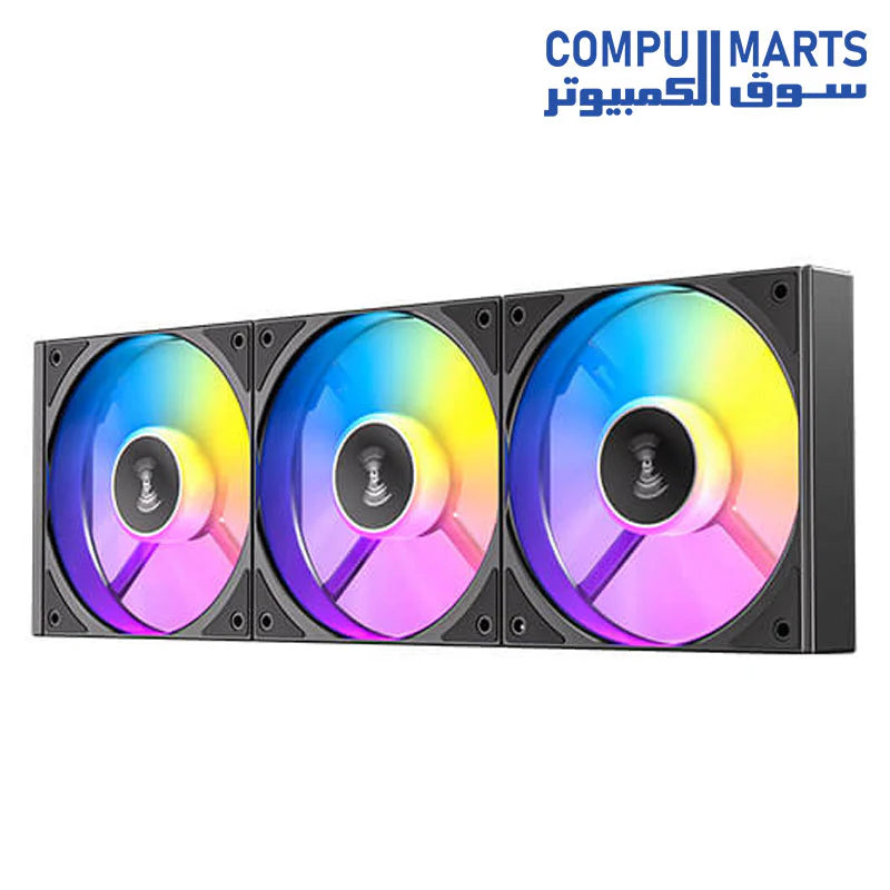 CONNECT120 REVERSE – ARGB PWM Fan – Antec – 120mm reverse blade 3 pack with hydraulic bearing