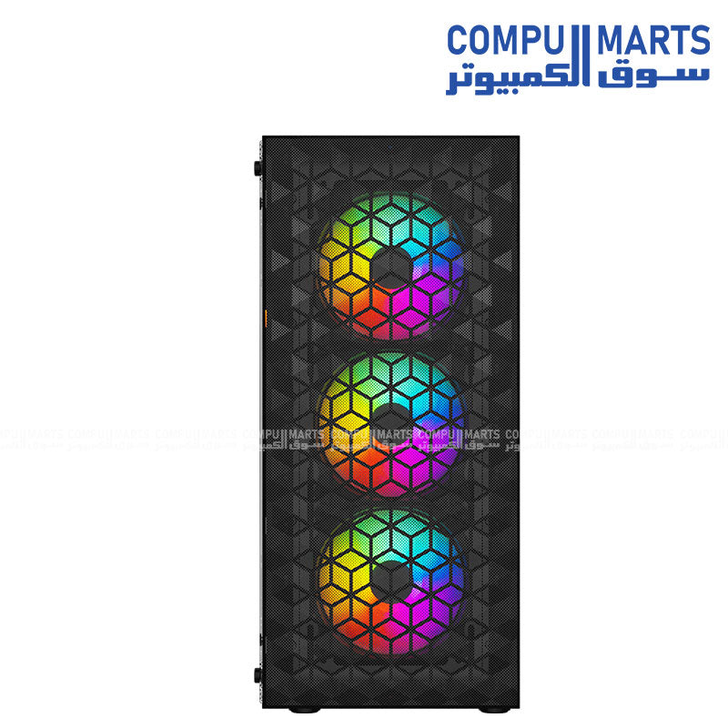 Fantech Aero 2 CG83 Middle Tower Gaming Case Black