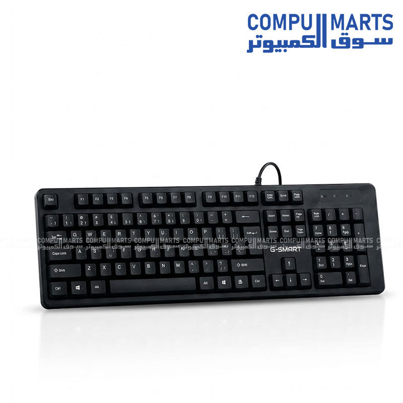 G SMART KY-K681 full-size USB keyboard with numeric keypad and directional keys