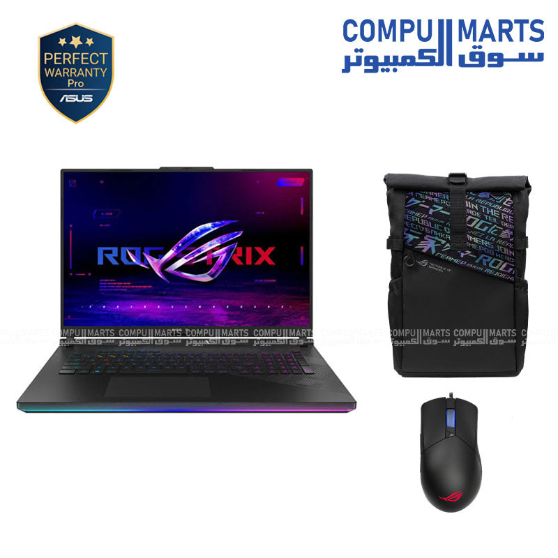 G834JZR-N6027W I9 Processor 14900HX DDR5 32GB 1TB PCIe4.0 NVMe M.2 Performance SSD NVIDIA GeForce RTX 4080 Laptop GPU 18 2.5K (2560 x 1600, WQXGA) 16:10 aspect ratio WIN 11 ( 1 Year Perfect Warranty )