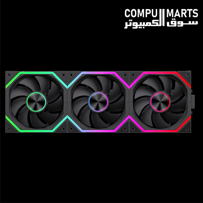 GAMEMAX FN12A-N2 WL black wireless PWM case fan