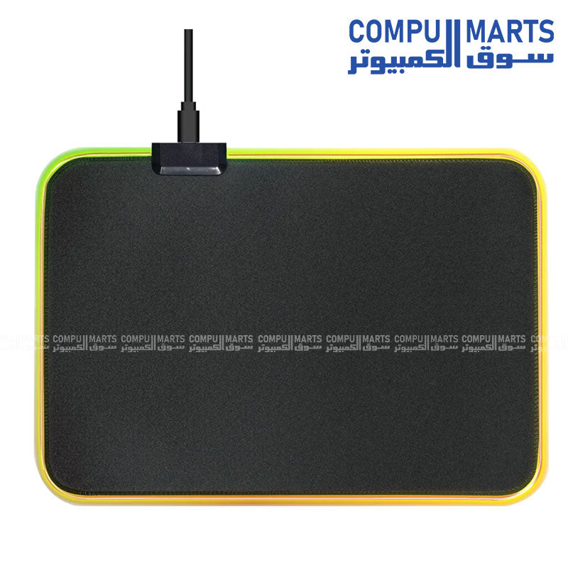 GAMMA B-350 RGB Gaming Mouse Pad with USB powered plug-and-play operation