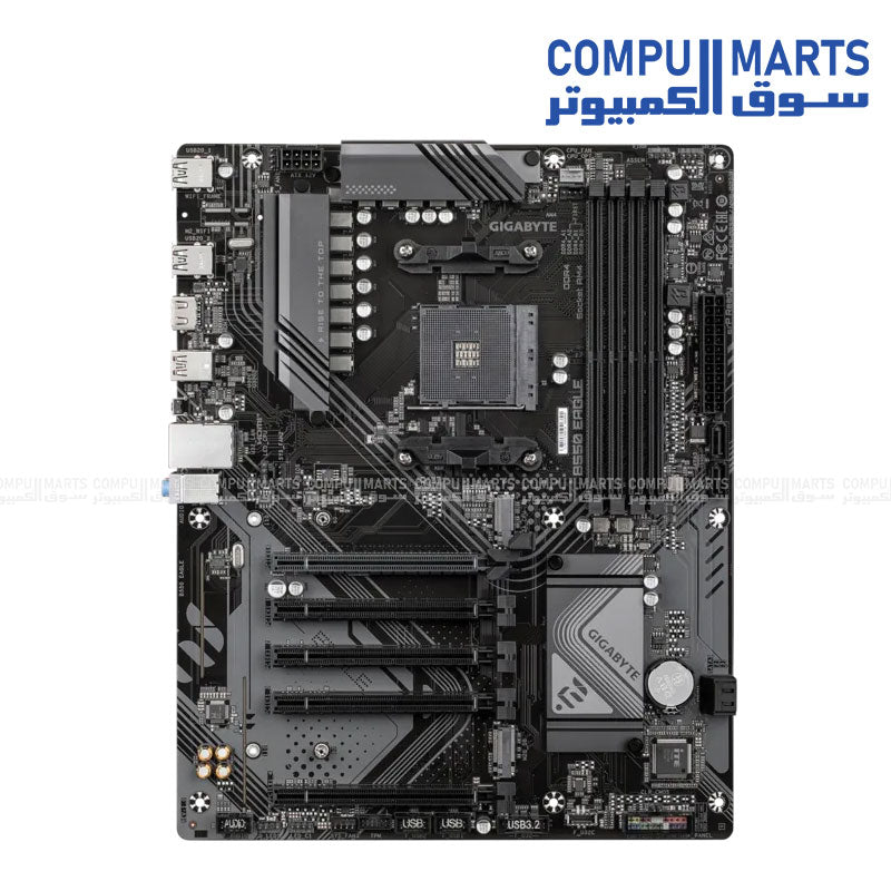 Featuring AMD Socket AM4 compatibility and AMD B550 chipset with DDR4 memory support and PCIe storage connectivity available in Egypt