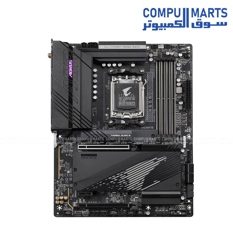 GIGABYTE- B650M- AORUS PRO AX- AMD- AM5- Micro-ATX -DDR5 -motherboard -PCIe 5.0 -Wi-Fi 6E