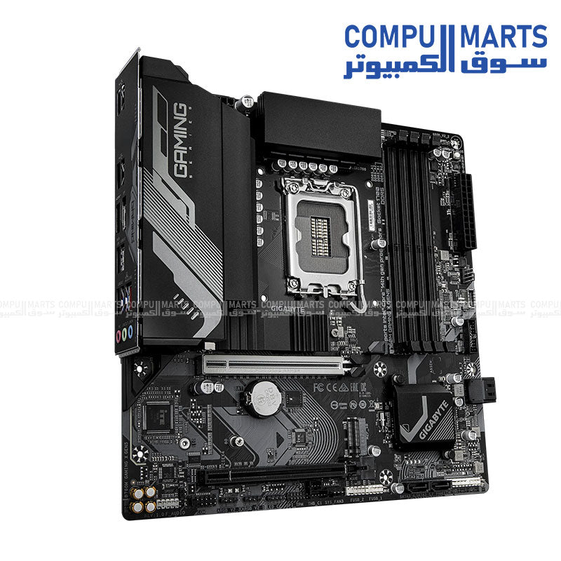 Back panel with USB-C, USB 3.2, HDMI 2.1 and 2.5GbE LAN ports