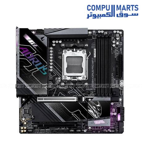 GIGABYTE B850M AORUS PRO WIFI7 – AM5 DDR5 Micro ATX Motherboard – PCIe 5.0 – USB4 – Wi-Fi 7