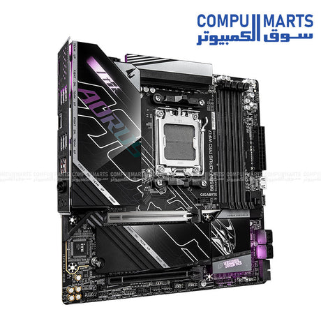 GIGABYTE B850M AORUS PRO WIFI7 – AM5 DDR5 Micro ATX Motherboard – PCIe 5.0 – USB4 – Wi-Fi 7