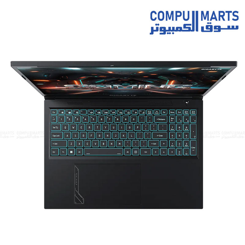 GIGABYTE AI GAMING LAPTOP G6  i7-13620H, 16GB DDR5, 1TB SSD RTX 4050 6GB FHD+ 165HZ RGB KEYBOARD Dolby ATMOS