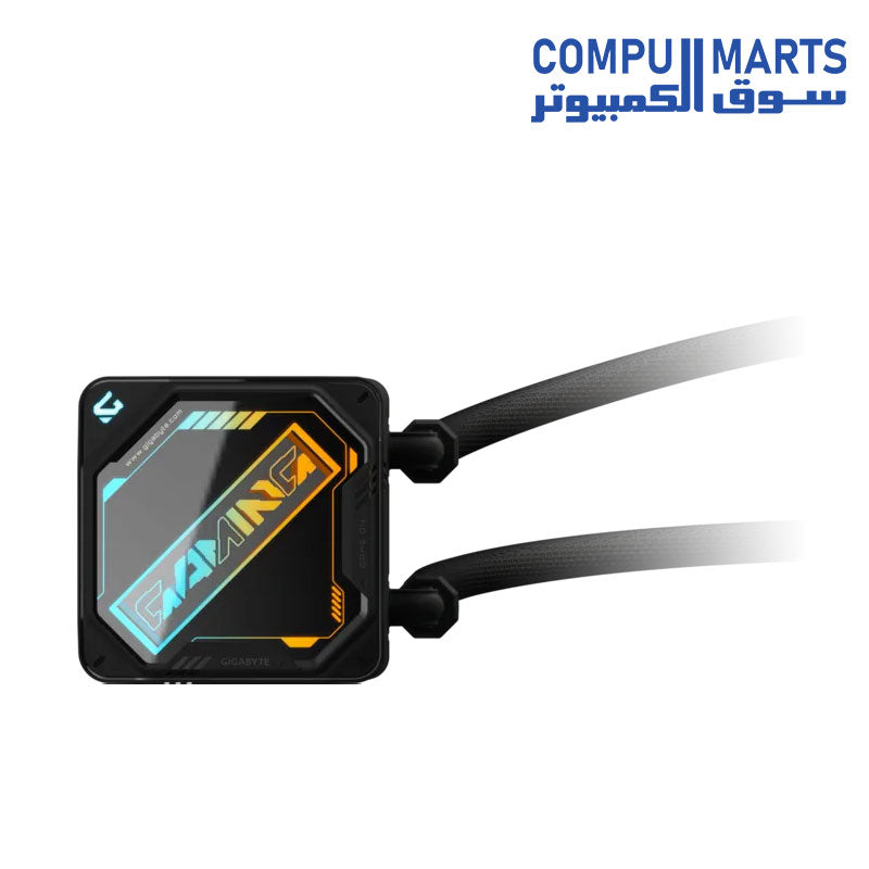 Copper block liquid cooling system for Intel and AMD sockets available at Compumarts