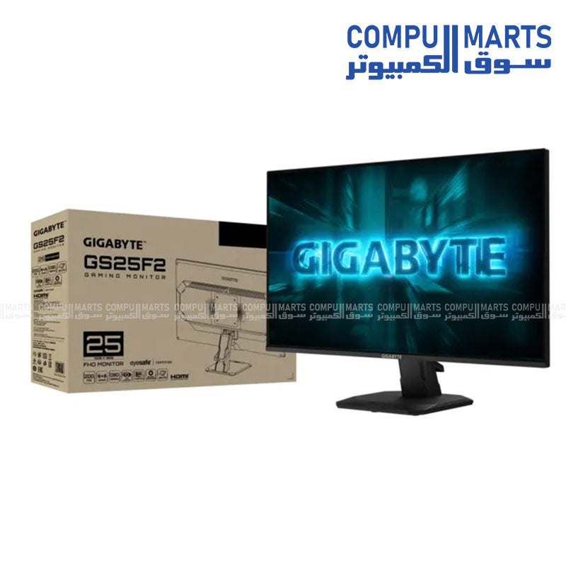 GIGABYTE GS25F2A 24.5 Inch IPS 240Hz 1ms FHD Gaming Monitor