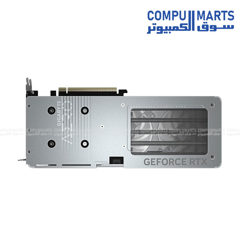 GIGABYTE GeForce RTX 5060 Ti AERO OC 16GB blower-style single‑fan graphics card on white background