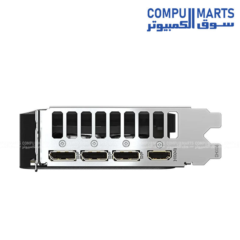 GIGABYTE GeForce RTX 4060 EAGLE MAX OC 8GB graphics card with Windforce dual‑fan cooler on white background