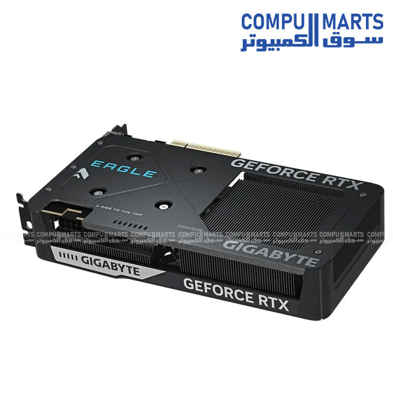 GIGABYTE GeForce RTX 4060 EAGLE MAX OC 8GB graphics card with Windforce dual‑fan cooler on white background