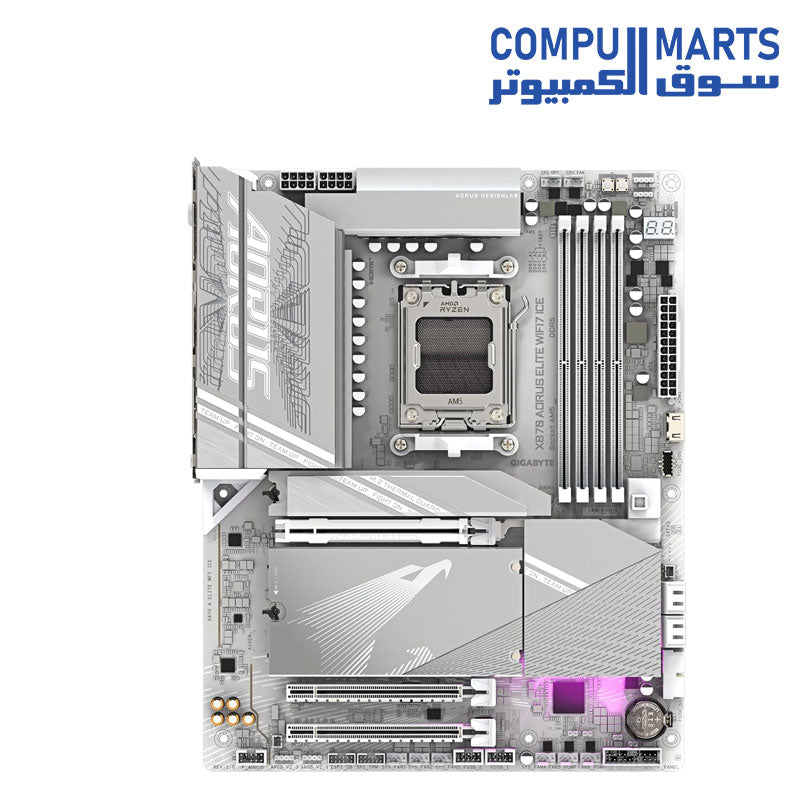 GIGABYTE-X870-AORUS-Elite-WIFI7-ICE-Motherboard