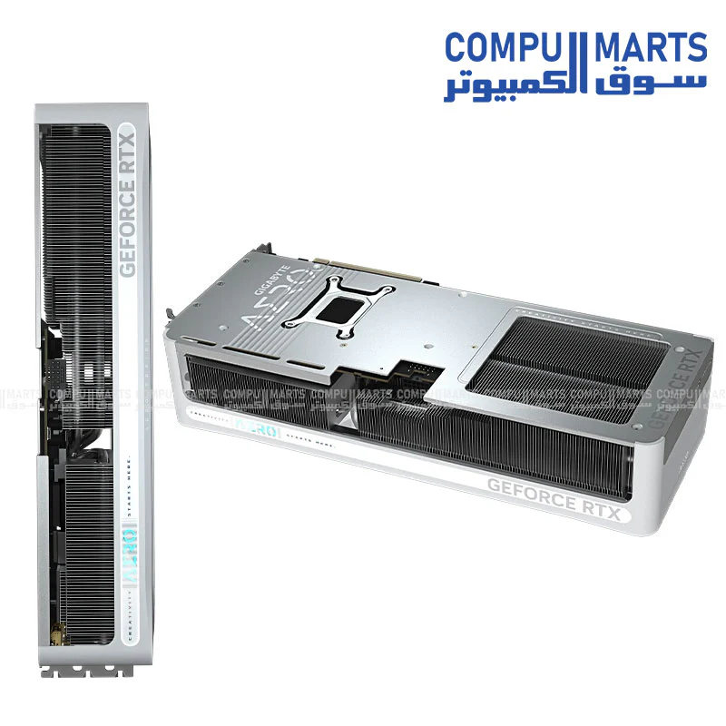 GIGABYTE – Graphics Card – GV-N507TAERO-OC-16GD – RTX 5070 Ti AERO OC 16GB – White Triple-Fan Design