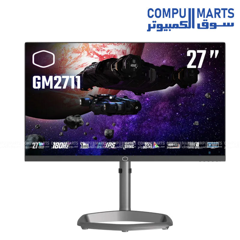 Cooler Master GM27 11 27 inch QHD gaming monitor 180Hz 1ms IPS 98 sRGB Egypt