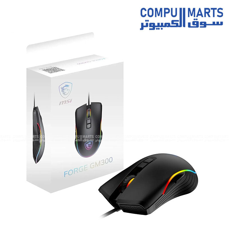 MSI FORGE GM300 USB optical mouse