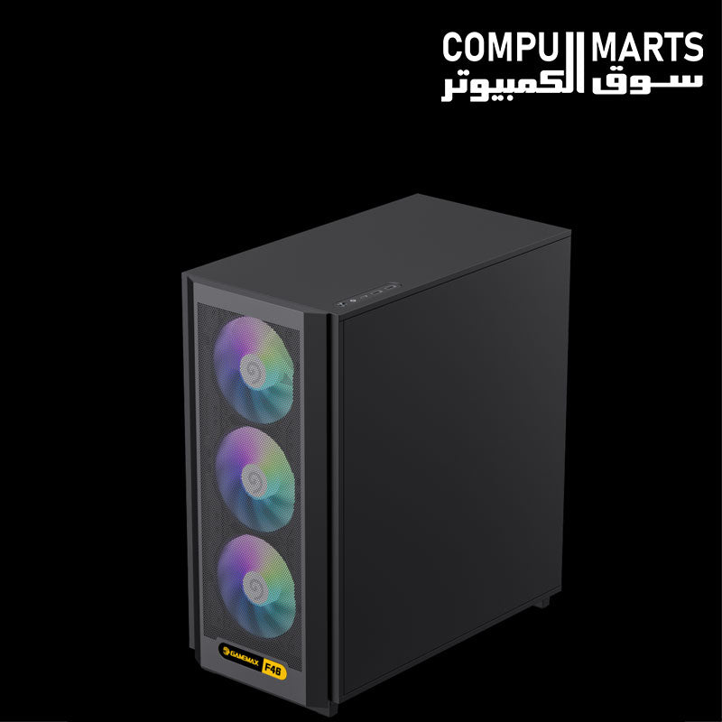 GameMax F46 BK ATX Gaming PC Case