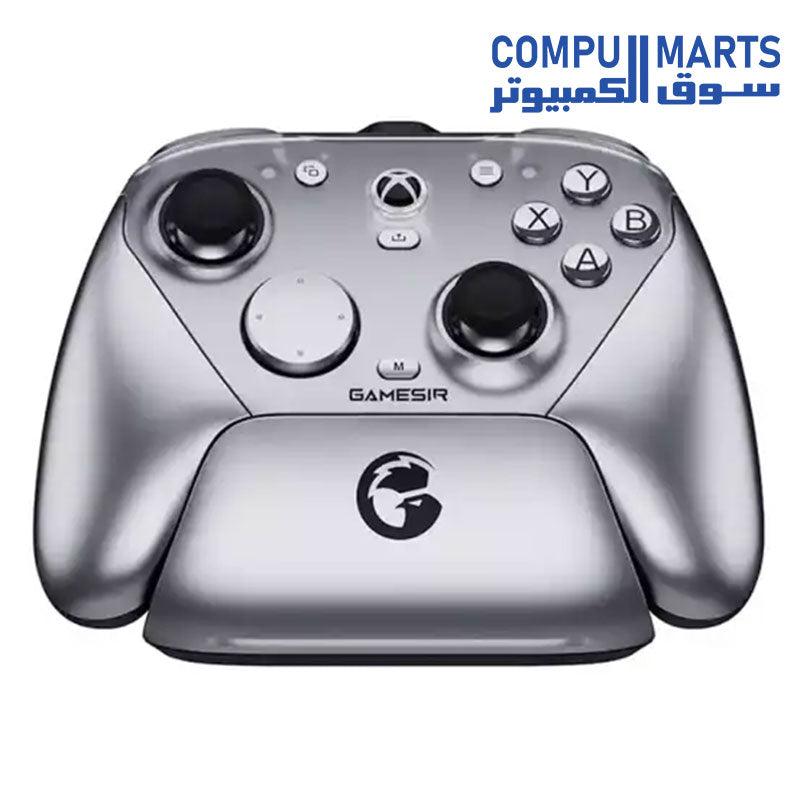 GameSir G7 Pro Tri-Mode Xbox Wired, PC & Mobile Wireless Controller-Metallic Silver view