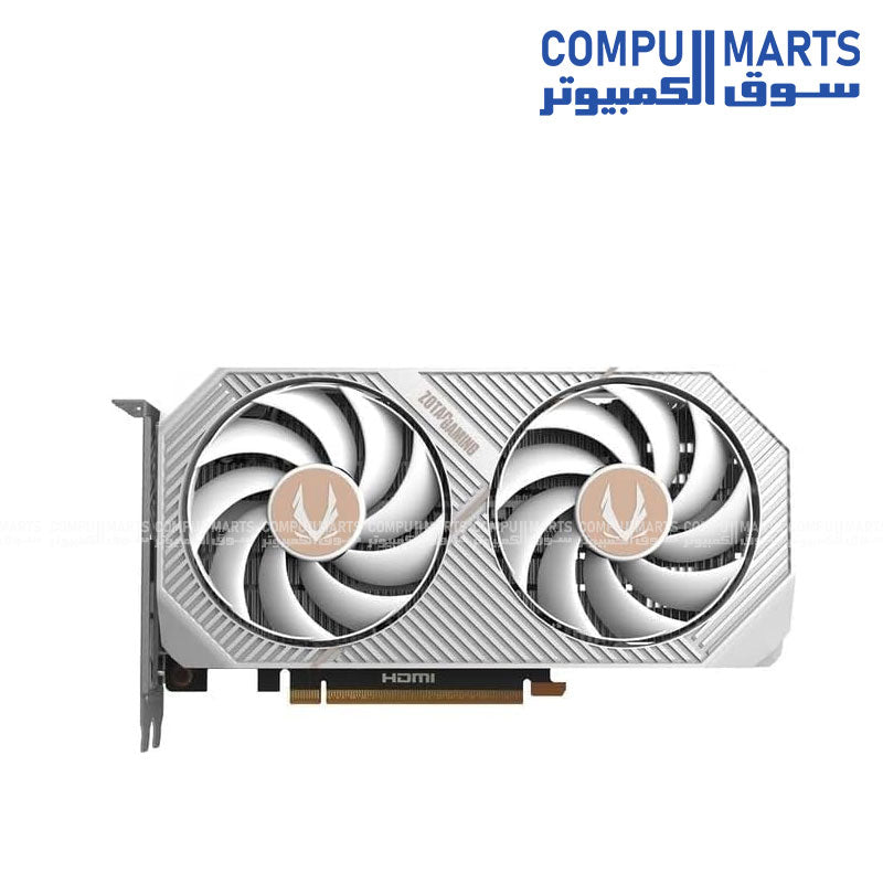 ZOTAC Gaming GeForce RTX 5060 Twin Edge OC White Edition 8GB GDDR6 Graphics Card with IceStorm 2.0 Cooling and DLSS 3 egypt