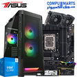 Gaming PC Build – Intel Core i5-14400F, ASUS TUF B760M-PLUS D4 Motherboard, NVIDIA GeForce RTX 4060 8GB, 16GB RAM, Lexar 256GB NVMe SSD, Cougar Airface RGB Case with STC600 PSU – High Performance Gaming Desktop in Egypt
