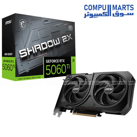 GeForce RTX 5060 Ti SHADOW 2X OC PLUS – Graphics Card – NVIDIA – Dual Fan GDDR7