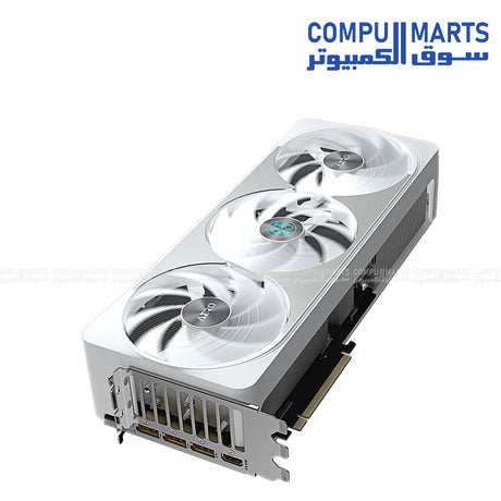 GIGABYTE – Graphics Card – GV-N507TAERO-OC-16GD – RTX 5070 Ti AERO OC 16GB – White Triple-Fan Design