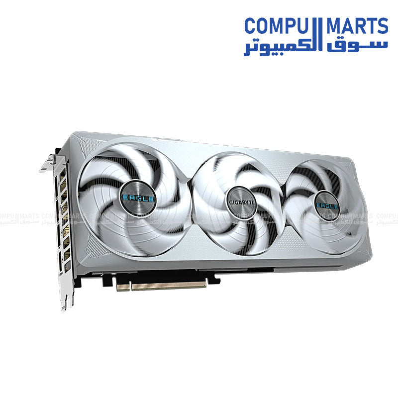 GIGABYTE – Graphics Card – GV-N507TEAGLEOC ICE-16GD – RTX 5070 Ti EAGLE OC ICE 16GB – White Triple Fan GPU – Small Form Factor
