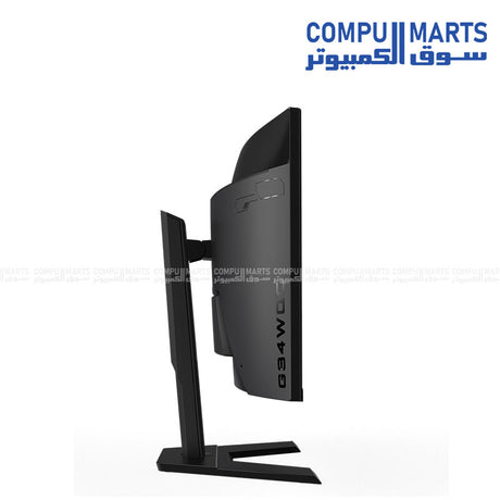 Gigabyte G34WQCP 34 inch ultra wide curved gaming monitor 180Hz 1ms HDR400 FreeSync Premium QHD display Egypt