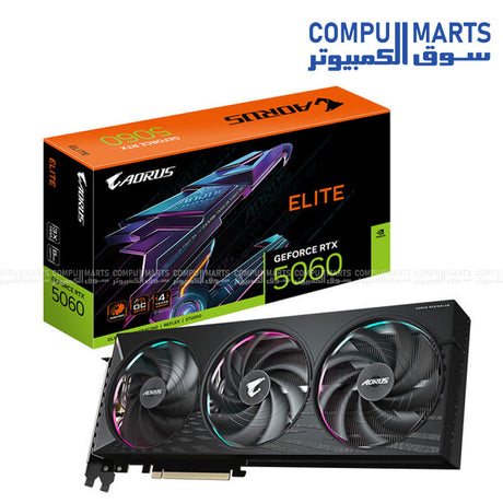 Gigabyte GeForce RTX 5060 AORUS ELITE 8GB Graphics Card โ Egypt